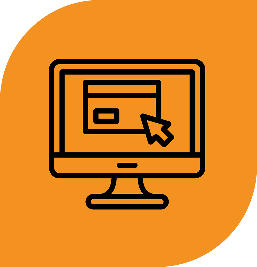 Icona monitor computer